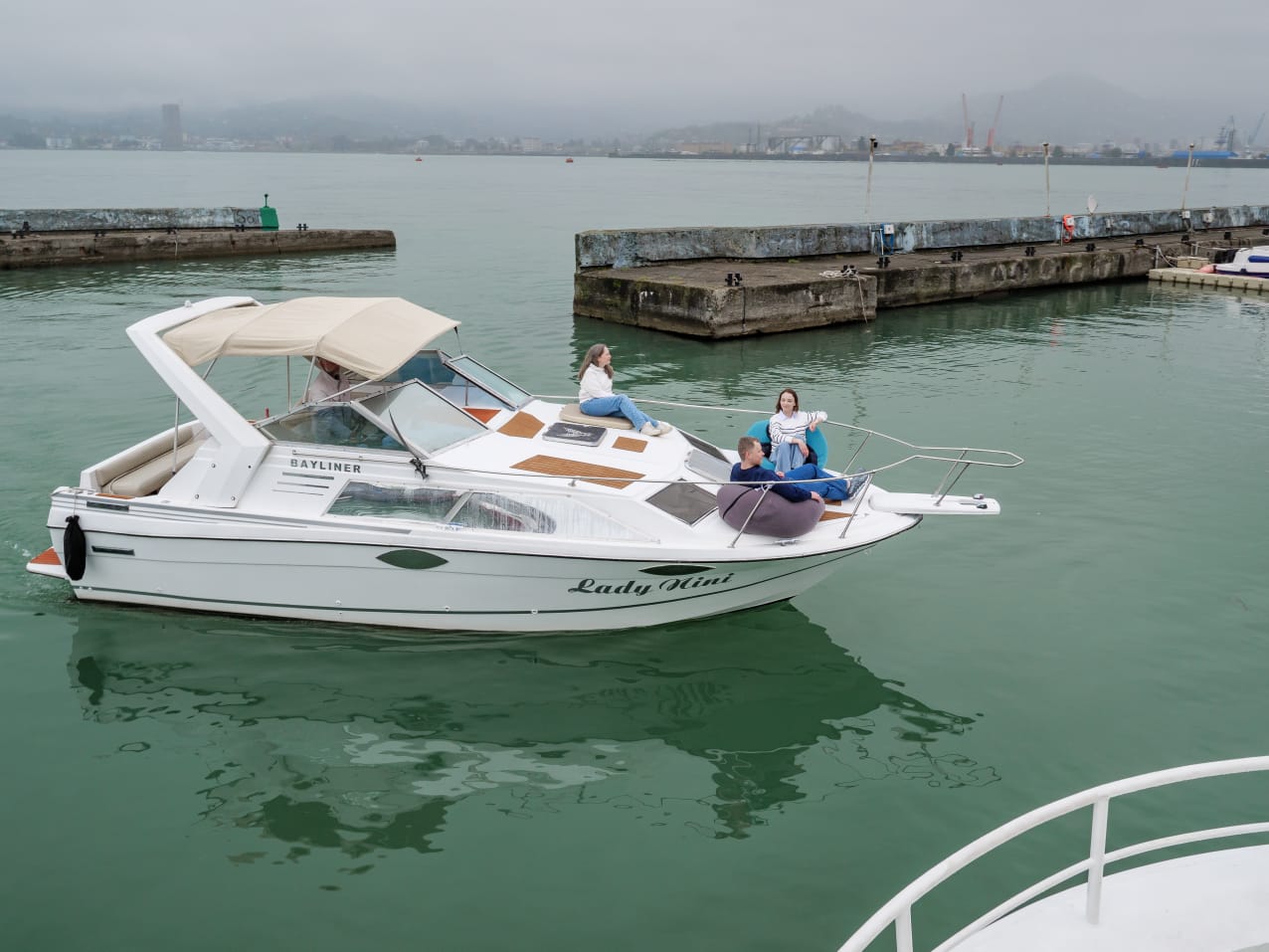 Luxury yacht in Batumi